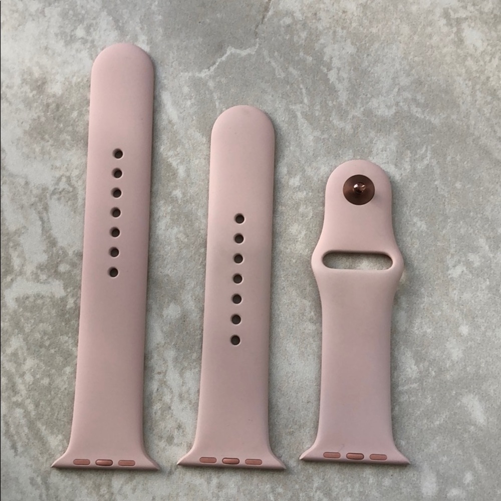 Genuine Apple series 3 watch band pink sand